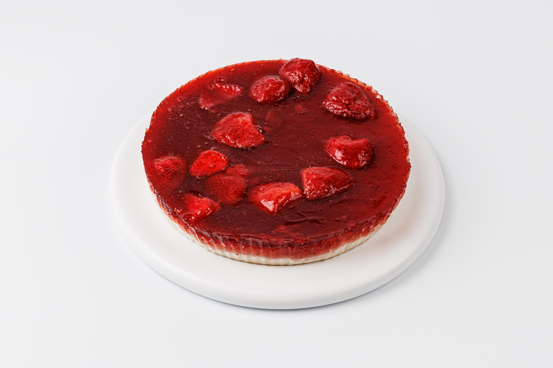 

Пирог сырный с клубникой ВкусВилл заморозка Продукт замороженный 600 г