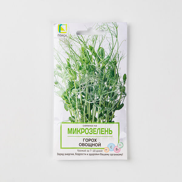 Семена Микрозелень Поиск Горох овощной
