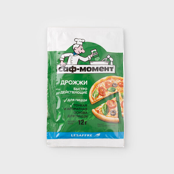 Дрожжи Саф-Момент сухие быстродействующие для пиццы, 12 г