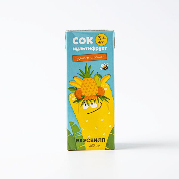 Сок детский мультифрукт прямого отжима