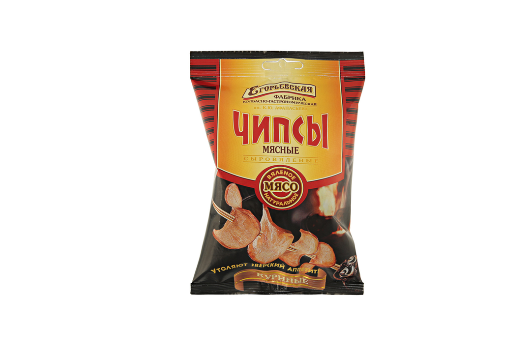 

Чипсы мясные Егорьевская КГФ из курицы 30 г