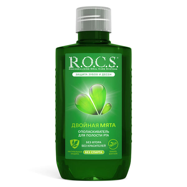 Ополаскиватель Rocs Двойная мята 75 мл 