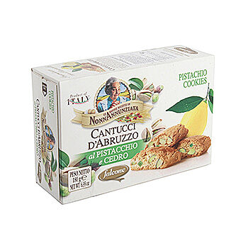 Печенье Falcone Cantuccini с фисташками и лимонной цедрой 180г