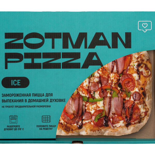 Пицца Zotman Ice Баварская мясная, 465 г