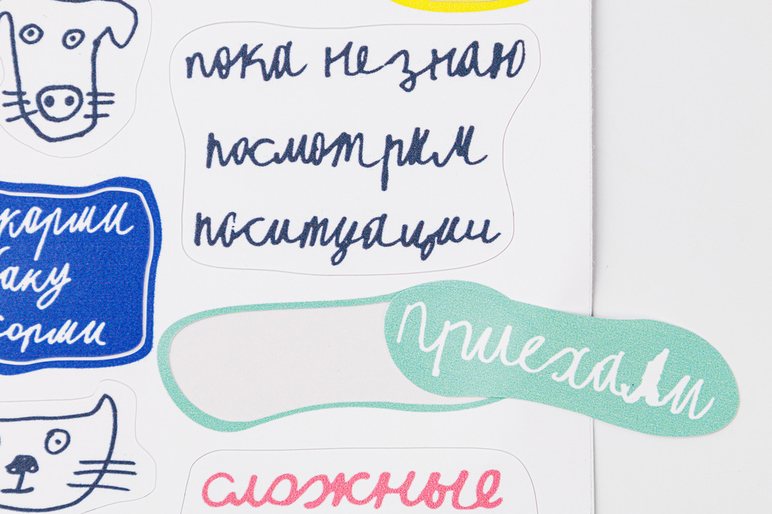 

Стикерпак А5 "Фразы"