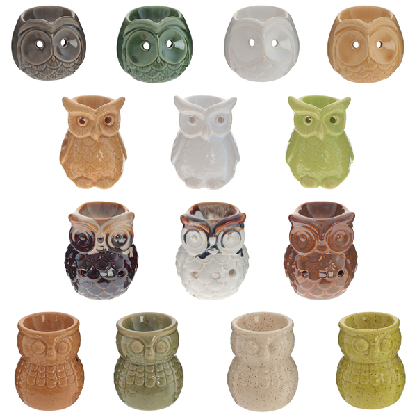 Аромалампа Сова, 6,5х7х8,5 см, в ассортименте, 1шт, 180 г