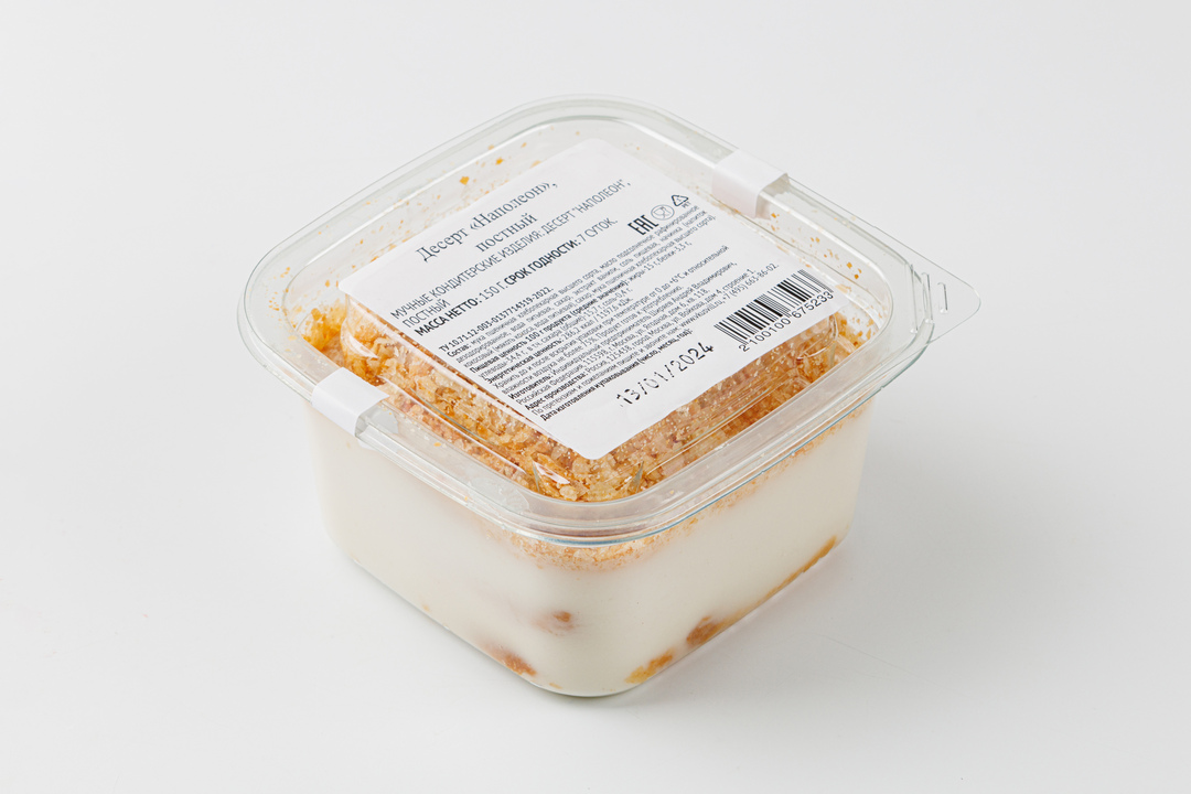 

Десерт ВкусВилл Наполеон постный 150 г