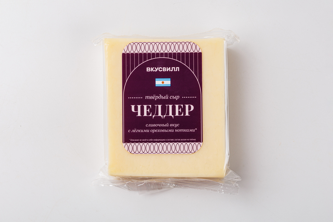 

Сыр ВкусВилл Чеддер (Аргентинский) 200 г