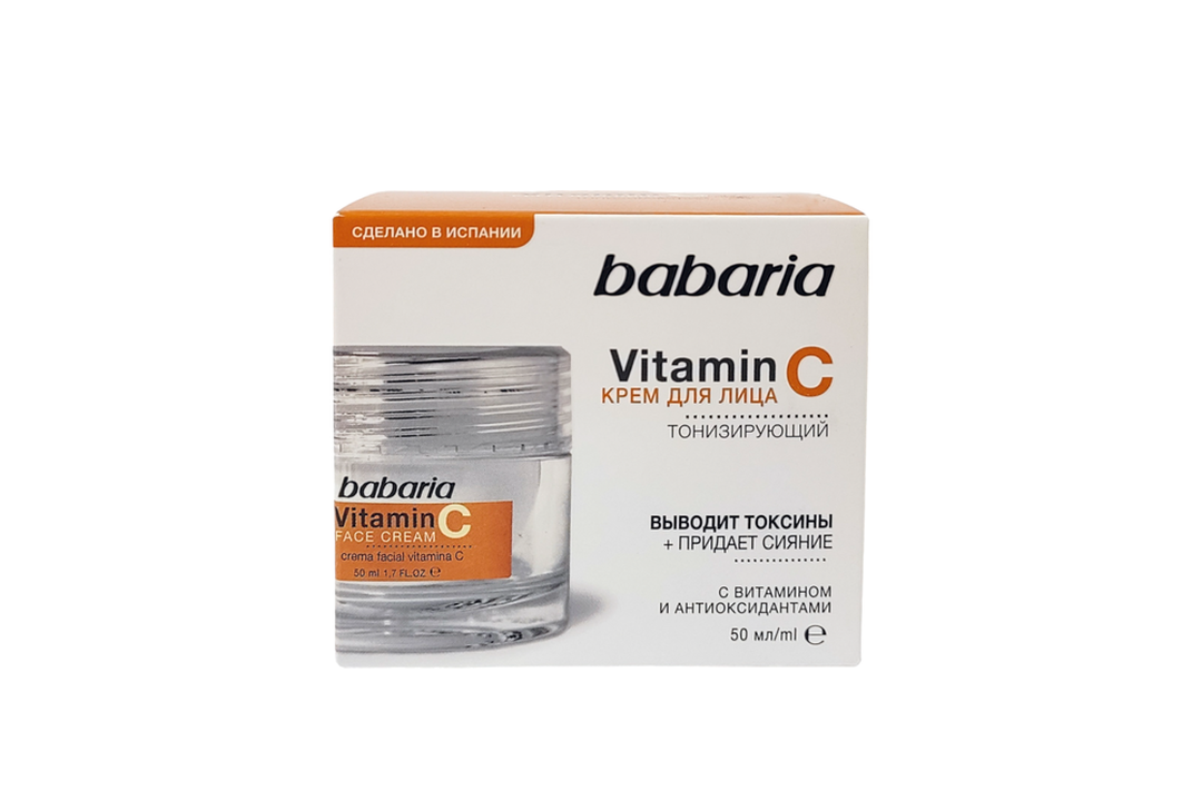 

Крем для лица Babaria Тонизирующий с витамином C 50 мл