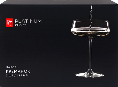 Набор креманок Platinum Choice 425мл, Арт. 65987, 2шт