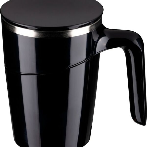 Термокружка-непроливайка Leonord Magnifik с присоской черная 470мл