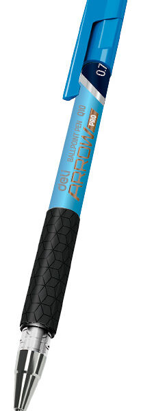 Ручка шариковая Deli Arrow EQ10-BL, цвет: синий, 0,7 мм
