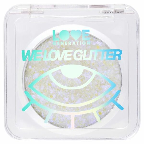 Глиттер для лица Love Generation We love glitter тон 04 Серебристо-фиолетовый, 1.8 г