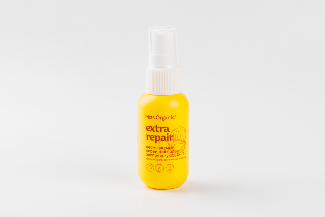 

Спрей для волос несмываемый Miss Organic Extra Repair 40 мл