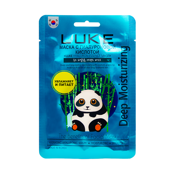 Маска для лица Luke Hyaluron Essence Mask с гиалуроновой кислотой