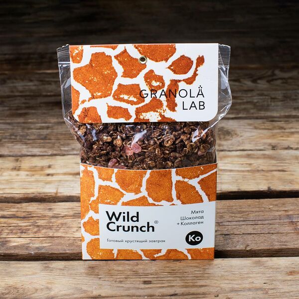Гранола Wild Crunch Мята, шоколад и коллаген