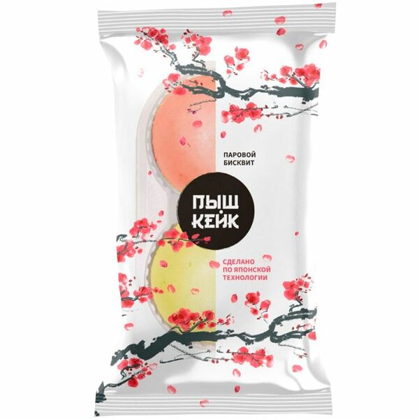 Кекс Пышкейк вкус клубника-банан 100 г