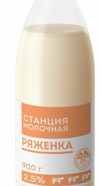 Ряженка Станция Молочная 3.2% 900г