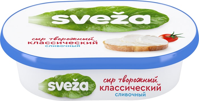 

Сыр творожный Sveza Сливочный 60% 150 г