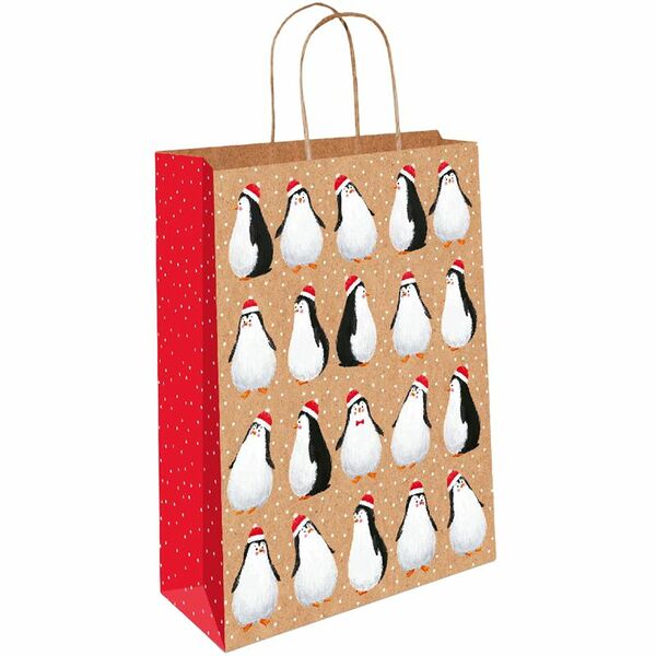 Пакет подарочный новогодний Арт и Дизайн 36х26х11.5см, в ассортименте 