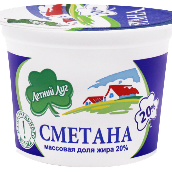 Сметана Летний луг 20%