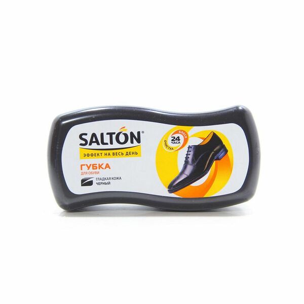 Губка для обуви Salton Standart для гладкой кожи, черный
