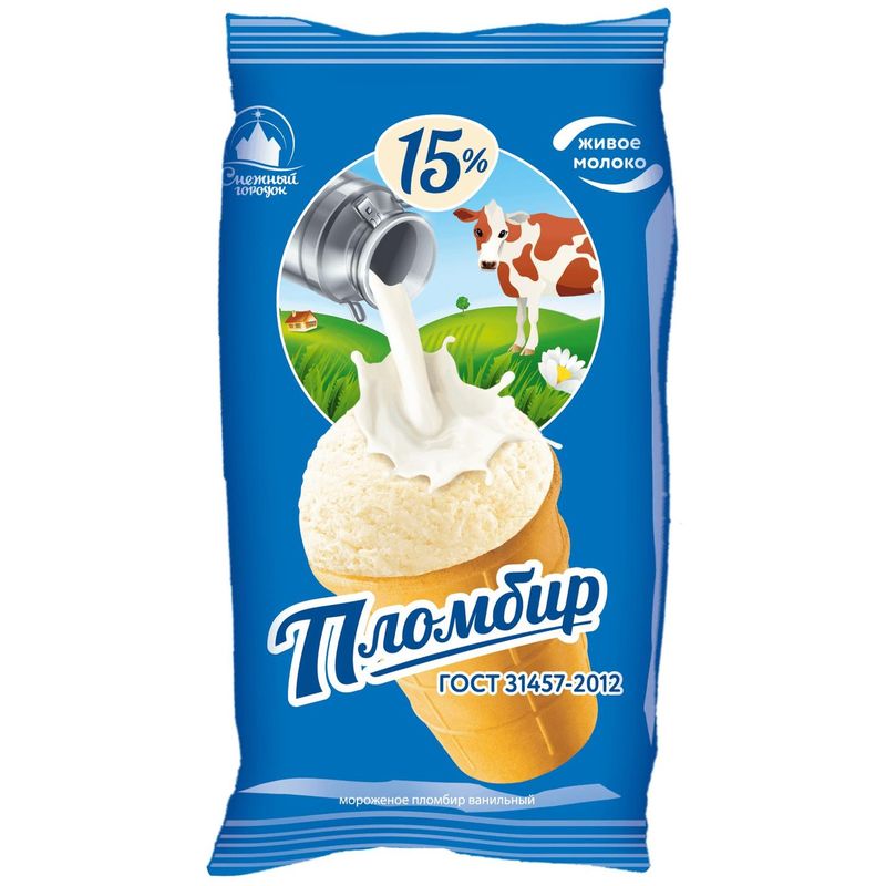 

Мороженое Маруся пломбир в вафельном стаканчике 90 г