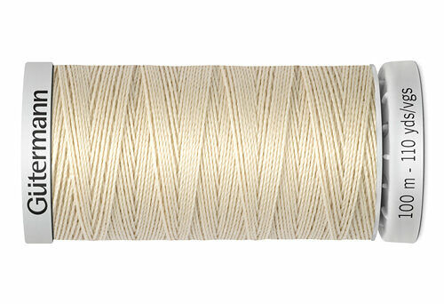 724033 Нить Extra Strong M 782 суперкрепкая, 100м, 100% п/э Gutermann(169 пломбир)