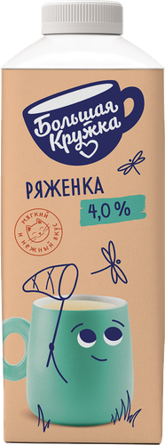 

Ряженка Большая Кружка 4% 500 г