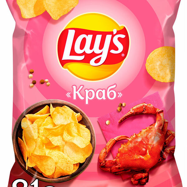 Чипсы Lays Краб