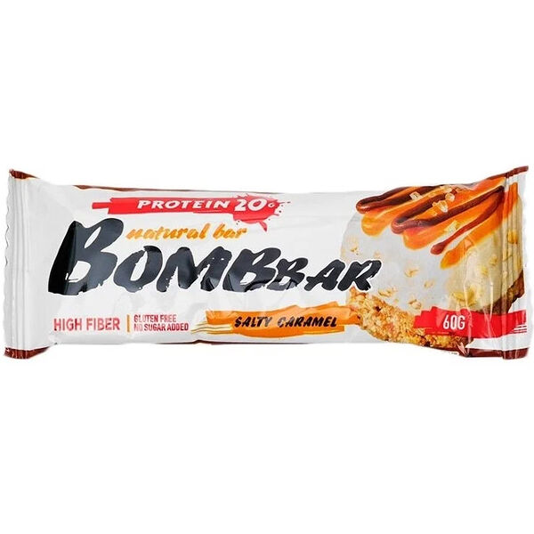 BomBBar протеиновый батончик соленая карамель 60г