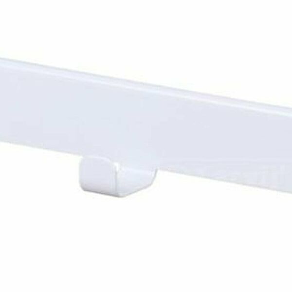 Боковая вешалка на полку Larvij L9718-400WH 404x35x35 мм белая