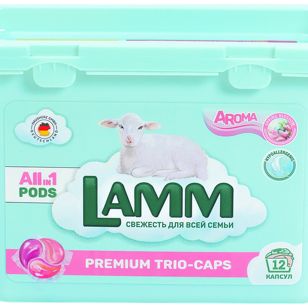Капсулы для стирки Lamm Aroma, 12шт