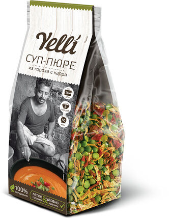 Суп-пюре из гороха с карри 250г Yelli