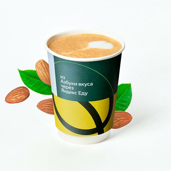 Латте с миндальным молоком