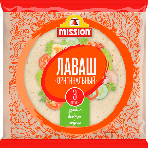 Лаваш Mission Оригинальный пшеничный 270 г