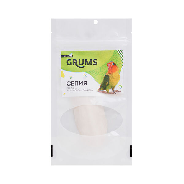 Минеральная подкормка для птиц, грызунов и улиток Сепия, 8-10 см