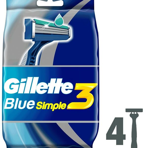Бритва Gillette Blue Simple одноразовые 4шт