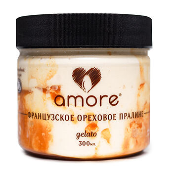 Мороженое Amore Молочное Французское Ореховое Пралине