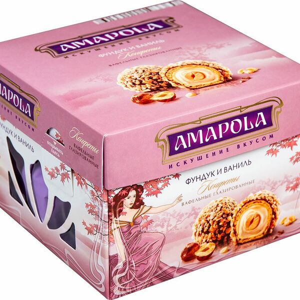 Набор конфет Amapola Фундук и ваниль