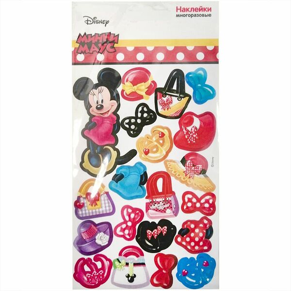 Наклейки Disney многоразовые, 95х185мм