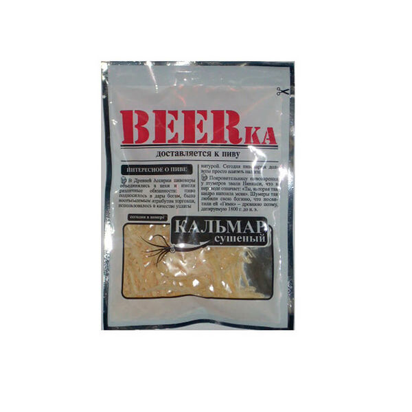 Кальмар Бирка 18г сушеный