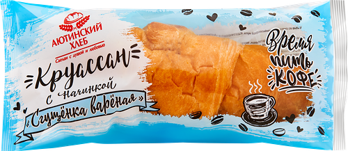 Круассан Аютинский Хле» с начинкой сгущенка вареная 75 г