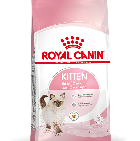 Корм сухой Royal Canin Kitten полнорационный сбалансированный для котят в период второй фазы роста (в возрасте до 12 месяцев) 300 г
