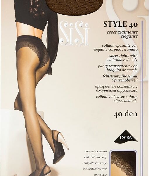 Колготки SiSi Style 40 Daino Загар медного оттенка Размер 2