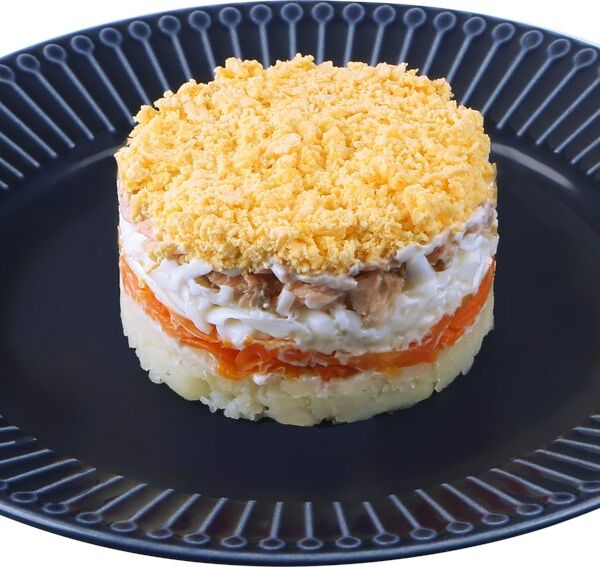 Салат Мимоза  лоток вес 