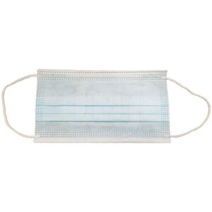 Одноразовые маски индивидуальн защиты 3сл в Магнит со скидкой –89%