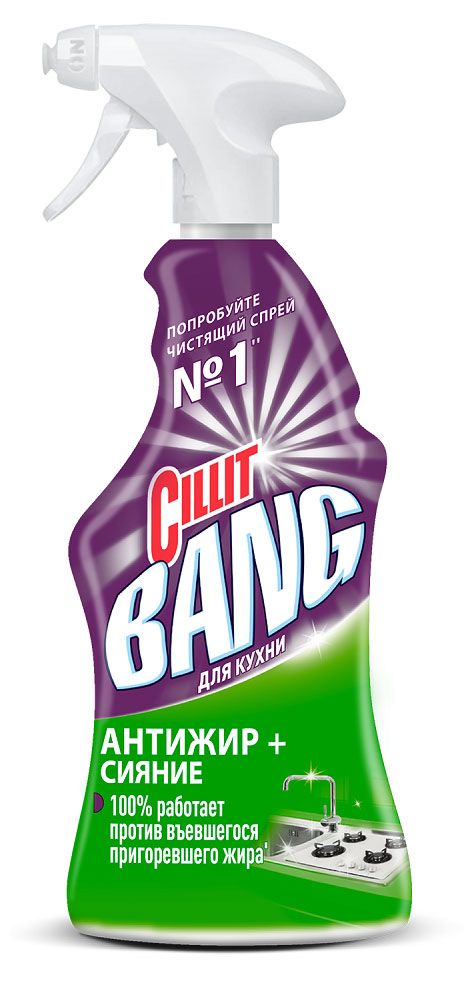 

Средство для удаления жира Cillit Bang Антижир + Сияние 450 мл
