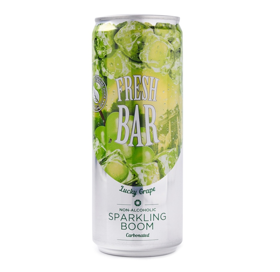 

Напиток газированный Fresh Bar Sparkling Boom 330 мл, Россия