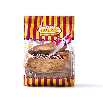 Сухари Семейка Озби Классические ванильные